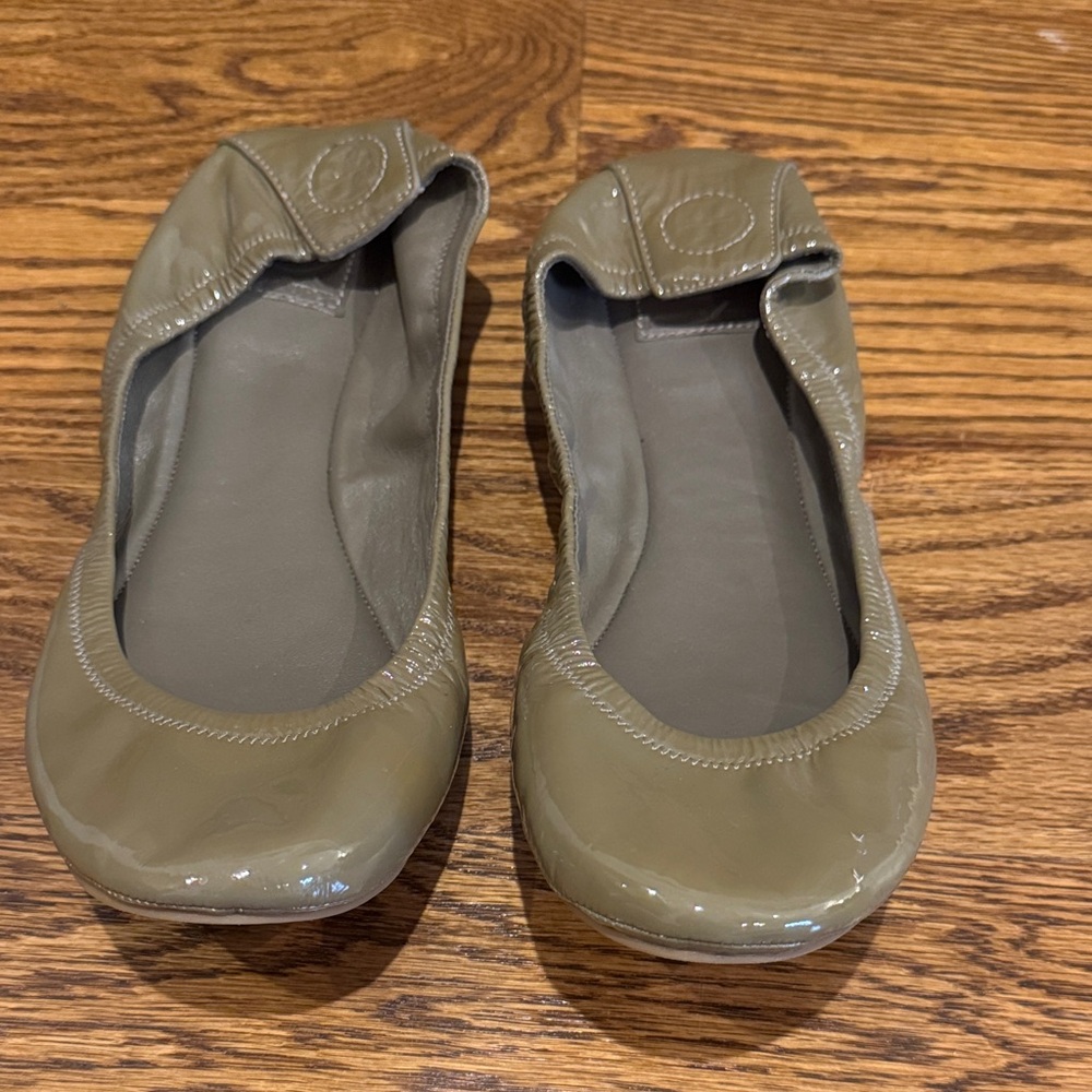 Tory Burch Khaki Ballet Flats - Removing item on 5/8